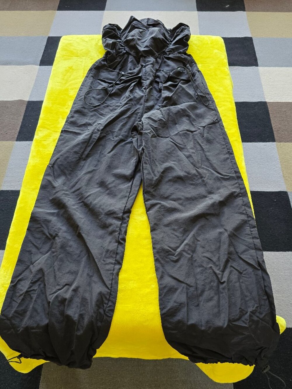 Jolie&Joy strapless jump suit parachute material size medium
